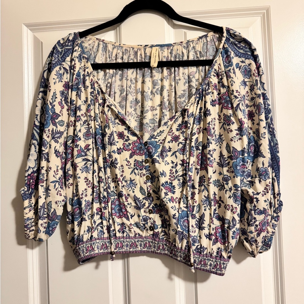 Spell folksong crop top xl NWOT